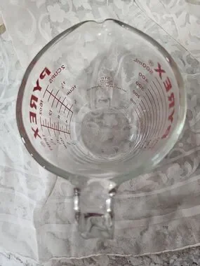 Pyrex Capital Letters Pyrex | Kitchen | Vintage Pyrex Glass 2cup6 Oz Sized Measuring Cup 516 ...